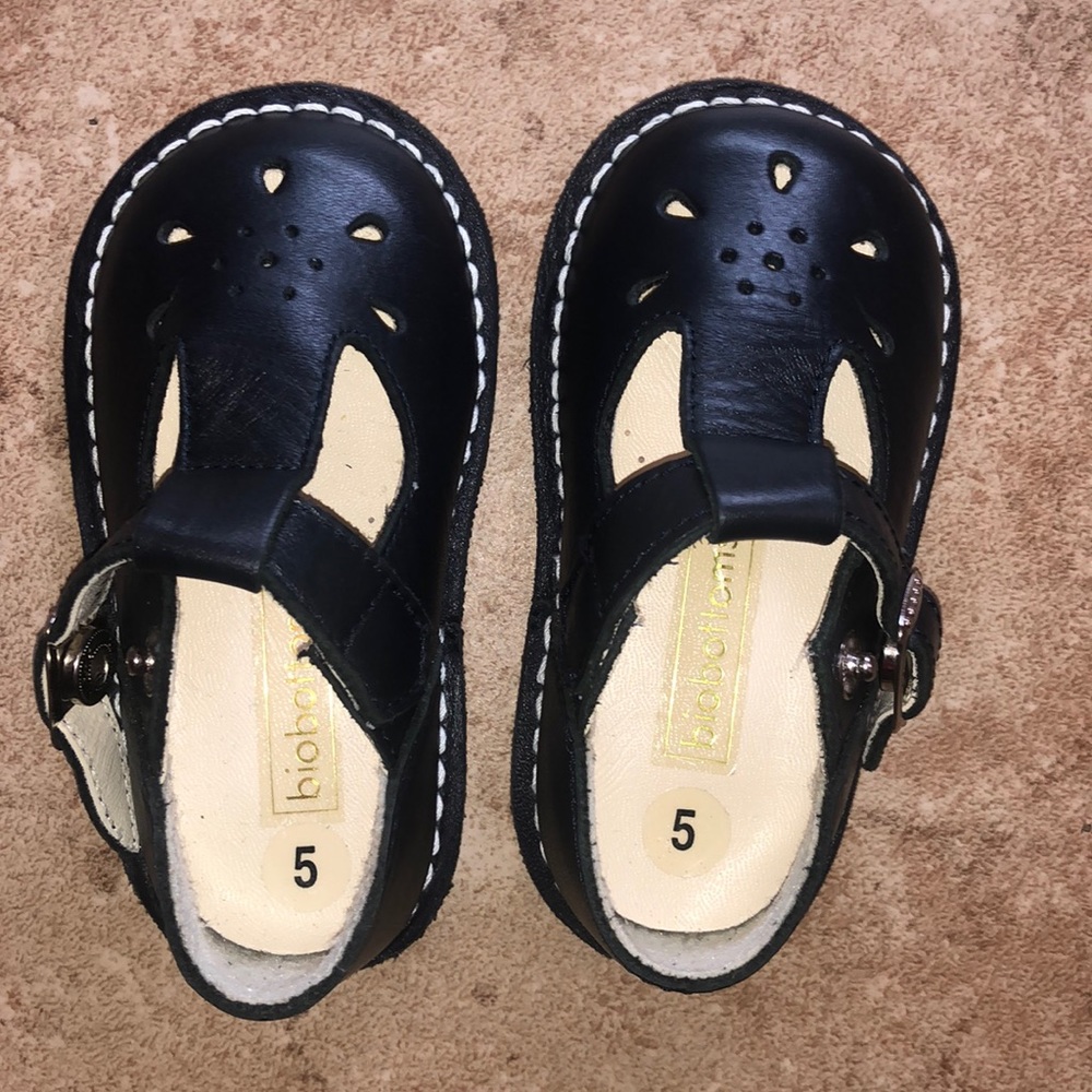 L’Amour toddler Mary Janes blue 5